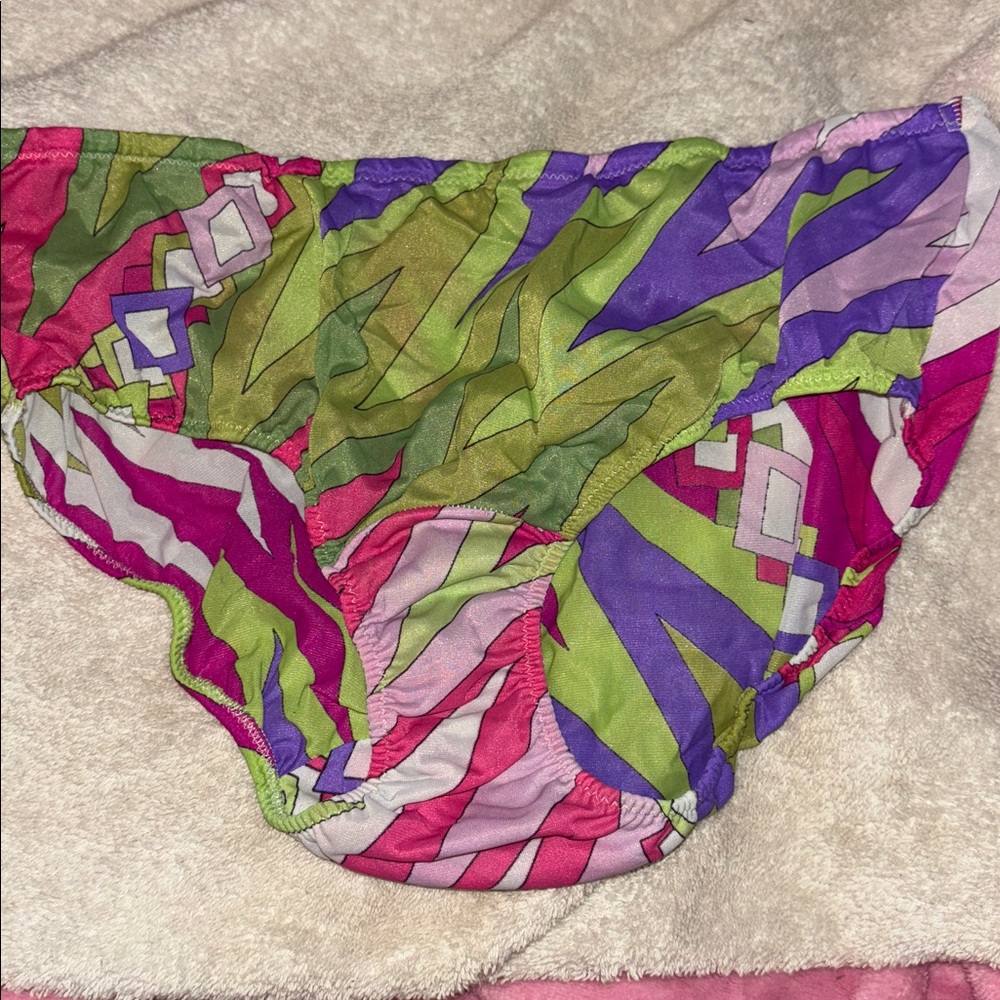 Vintage Emilio PUCCI deadstock bikini panties nwot small size 6